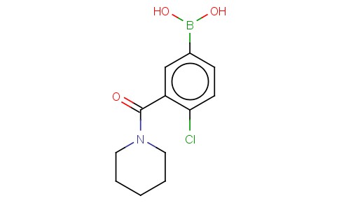 4-CHLORO-3-(PIPERIDINE-1-CARBONYL)PHENYLBORONIC ACID
